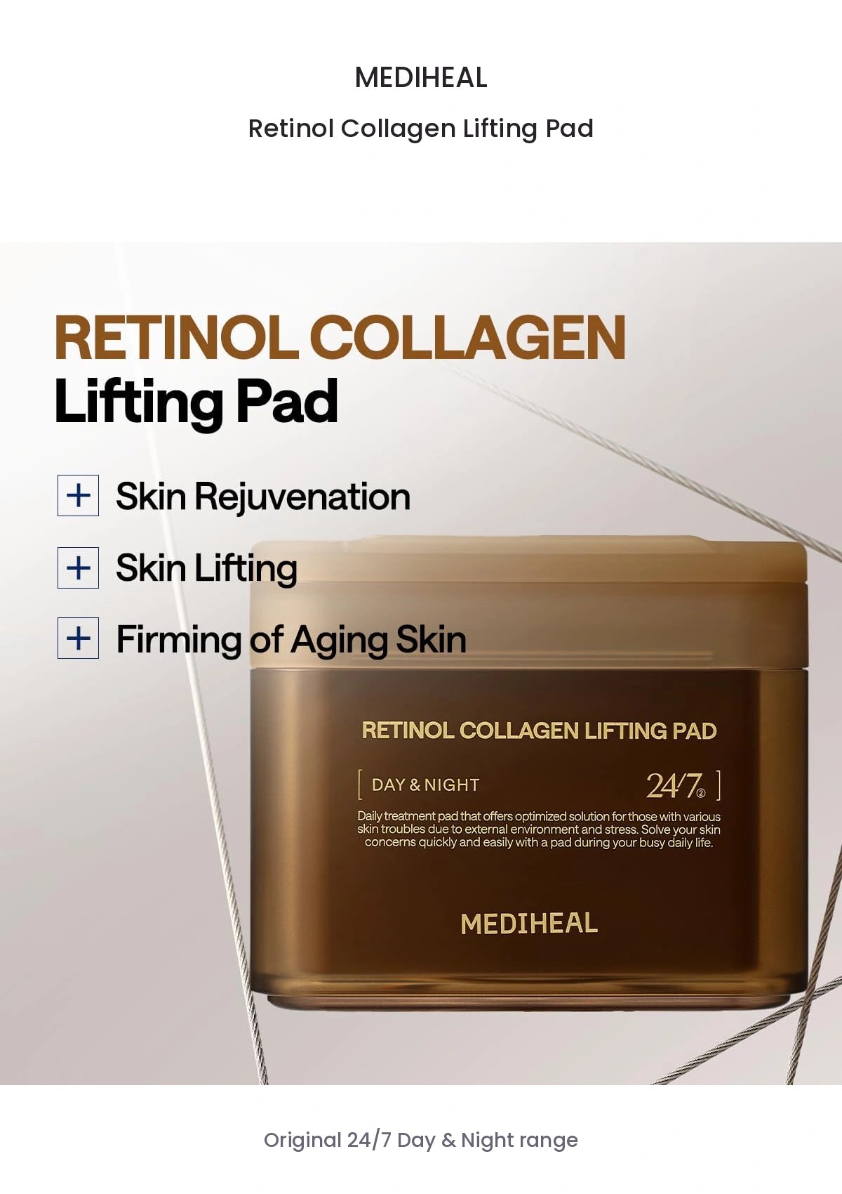 MEDIHEAL Retinol Collagen Lifting Pad original identity information